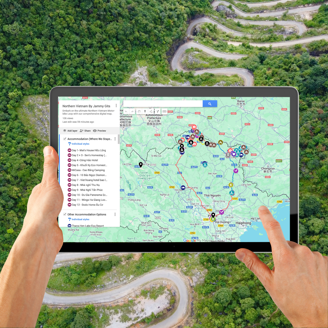 Northern Vietnam Digital Map