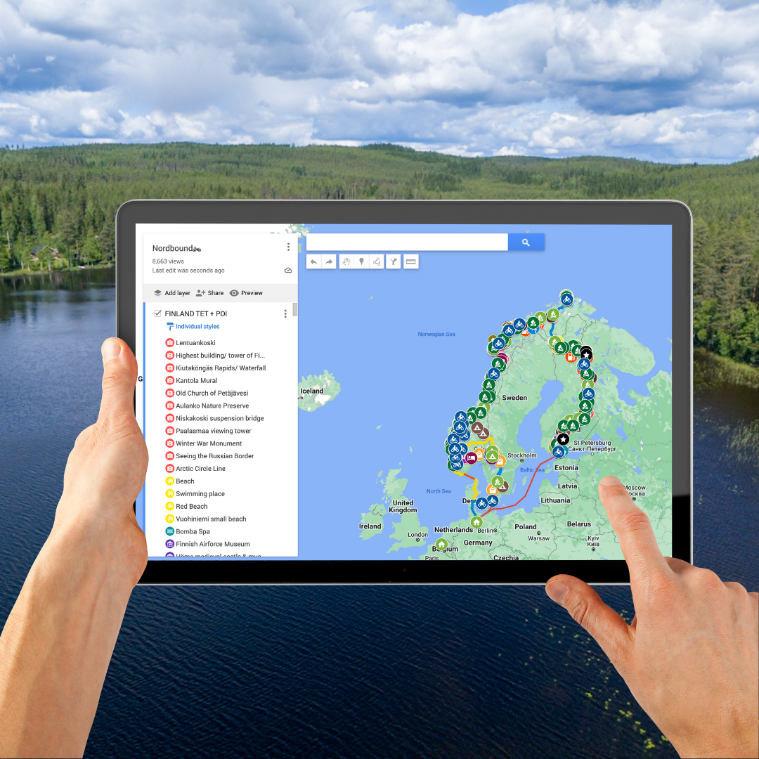 Nordbound Digital Map