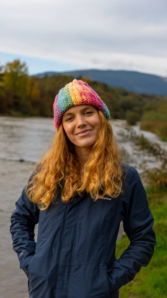 Chunky Crochet Hat by NannaBsKnits